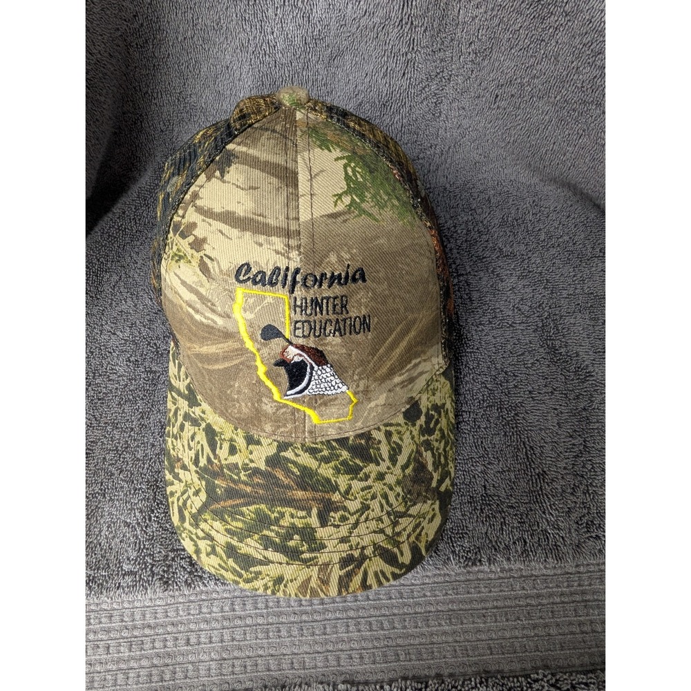 California Hunter Education Camo Trucker‎ Hat HTT Mesh Back Cap